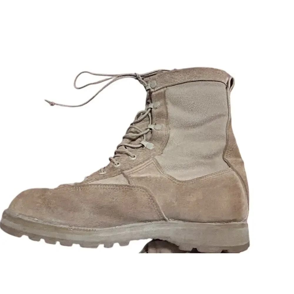 Belleville Combat Boots Mens 12 Tan Suede 790A Gore-Tex Waterproof Vibram USA
